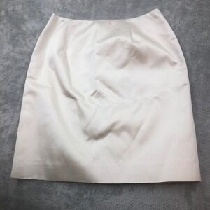 Cache Skirt‎ Light gold Mini Pencil Lined Career Party Cocktail Women's Size 10